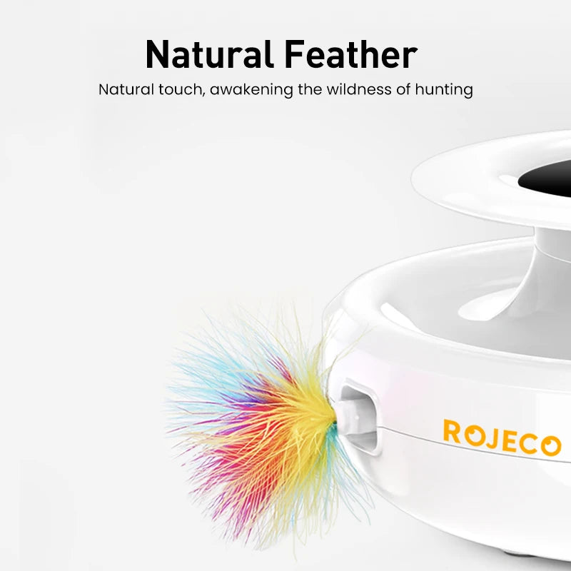 Smart Automatic Feather Cat Toy