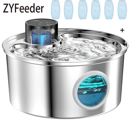 Automatic Stainless Steel Cat Water Fountain
