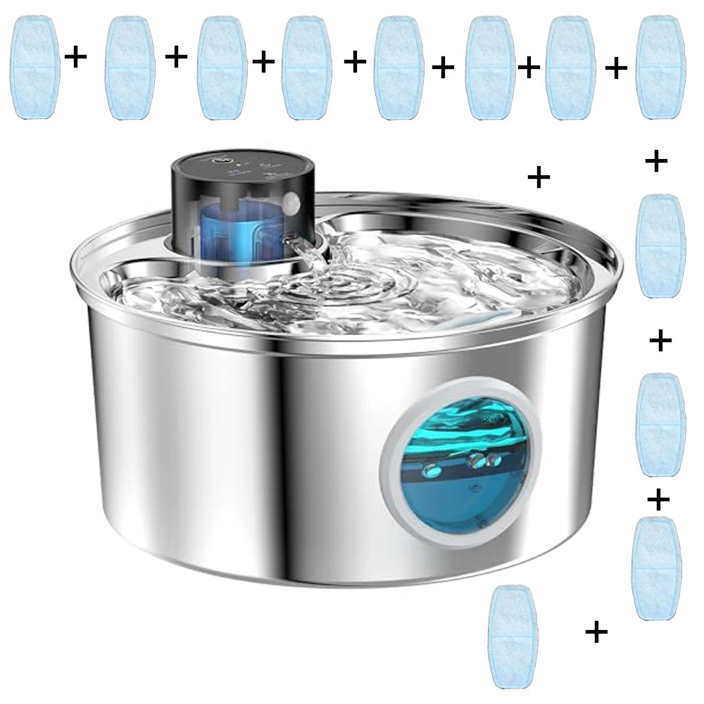 Automatic Stainless Steel Cat Water Fountain
