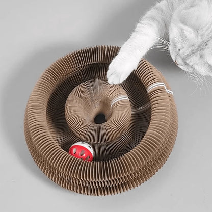 Cat Scratcher with Bell and Catnip – Pawspire