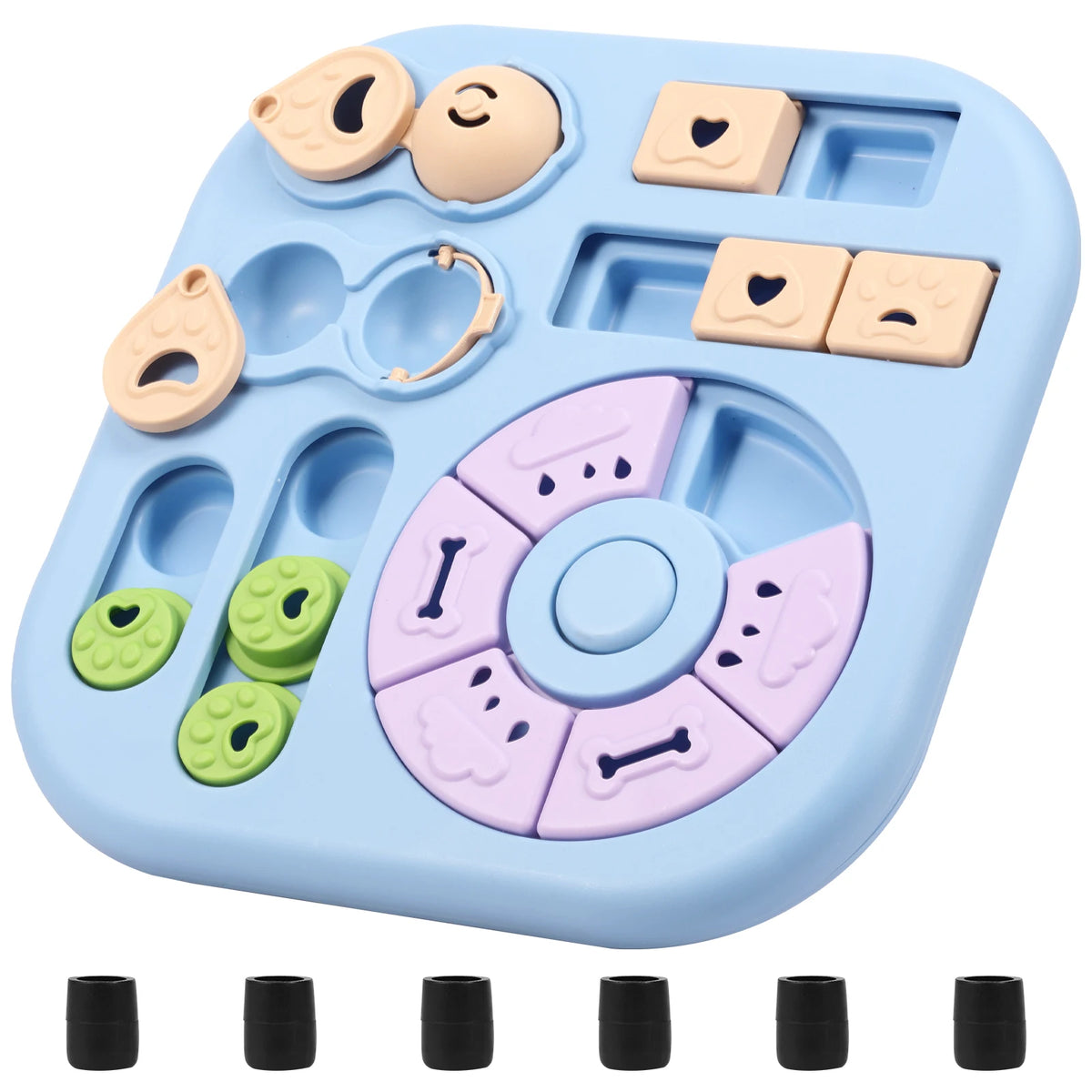 Jouet puzzle distributeur de croquettes pour chien