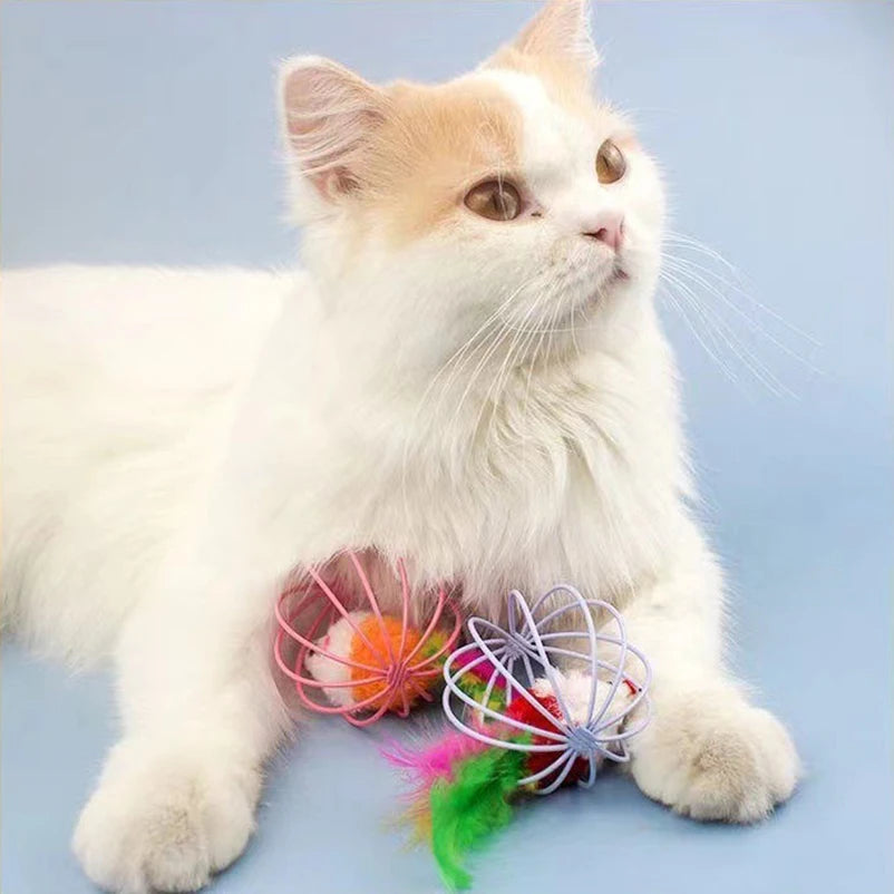Souris en peluche pour chat