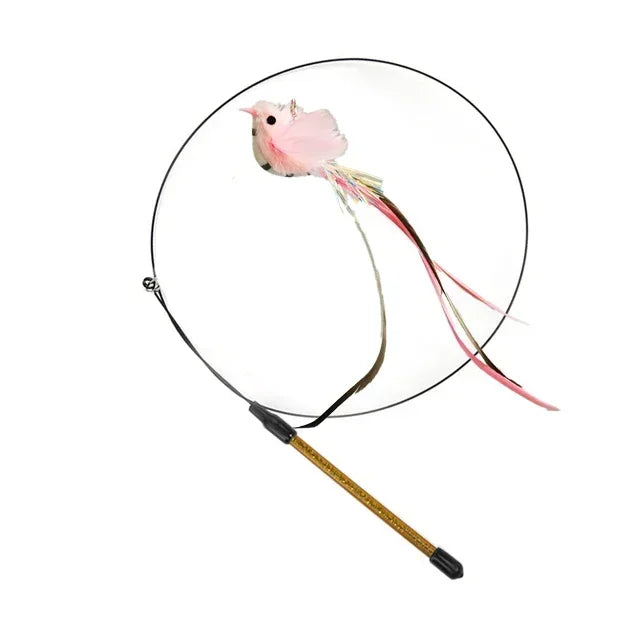 Peacock Feather Cat Teaser