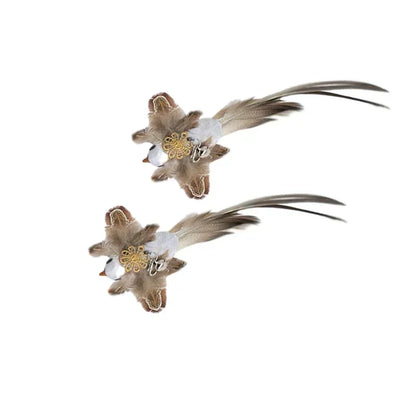 Peacock Feather Cat Teaser