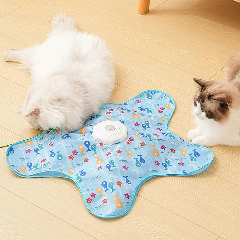 Jouet interactif oiseau qui pépie pour chat