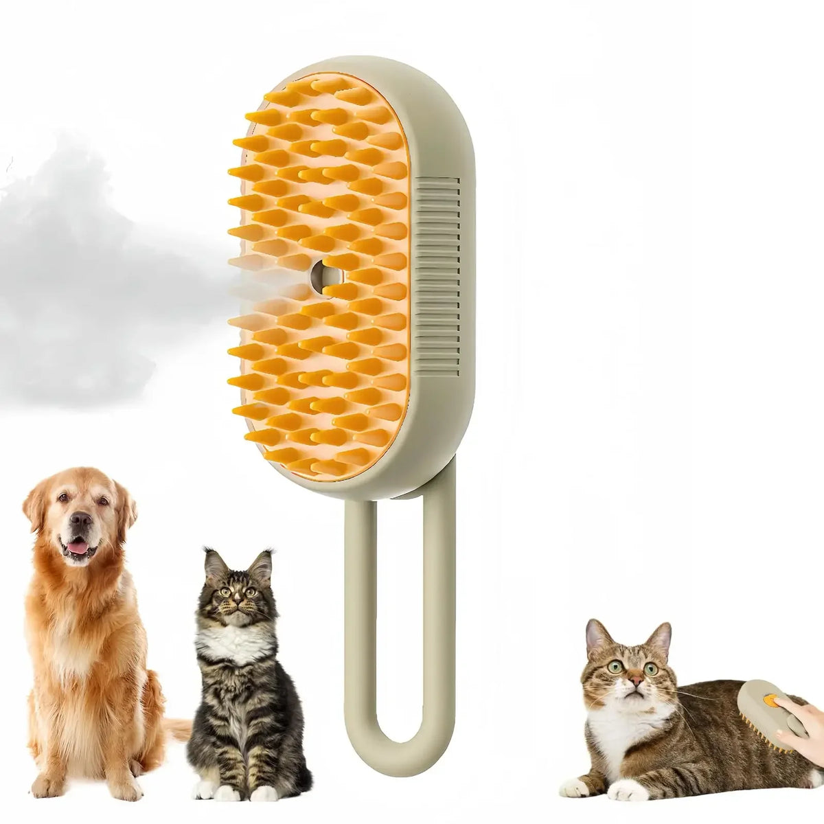 Steam Powered Pet Grooming Brush – Pawspire