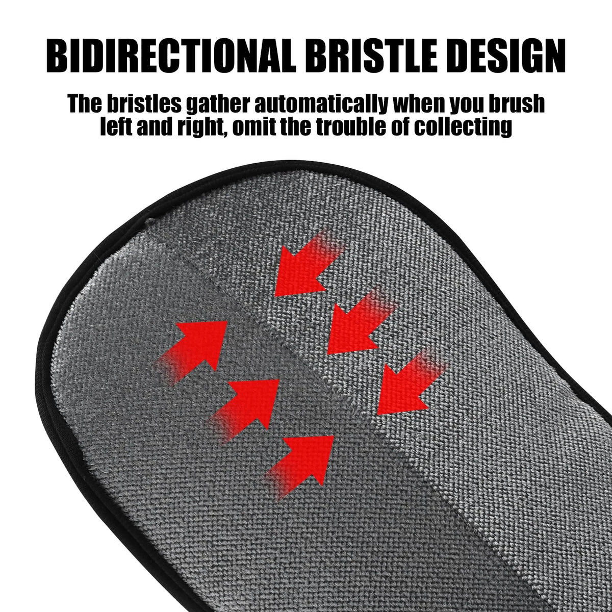 Gants de toilettage réutilisables double face pour chien et chat