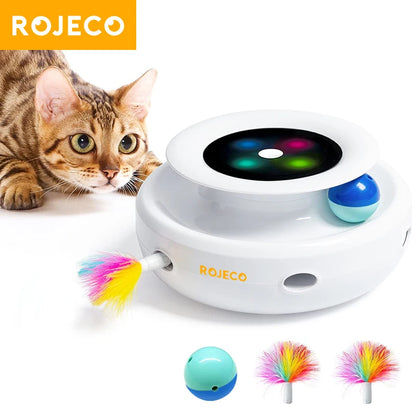 Smart Automatic Feather Cat Toy