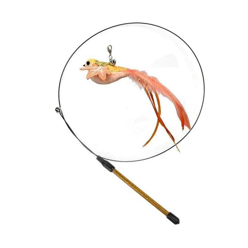 Peacock Feather Cat Teaser