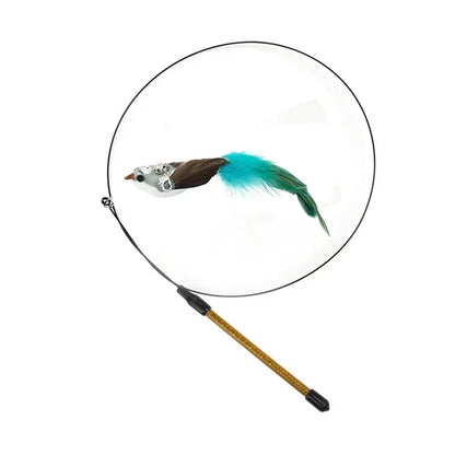 Peacock Feather Cat Teaser