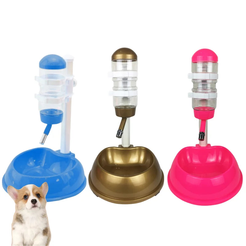 Gamelle à eau automatique 2-en-1 pour chien et chat