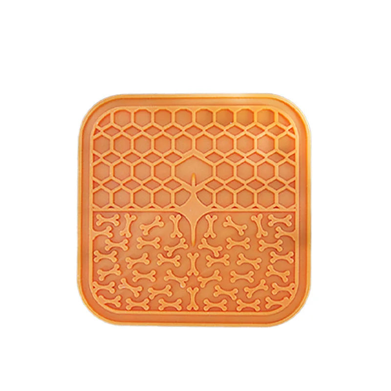 Leckmatte aus Silikon für langsames Füttern