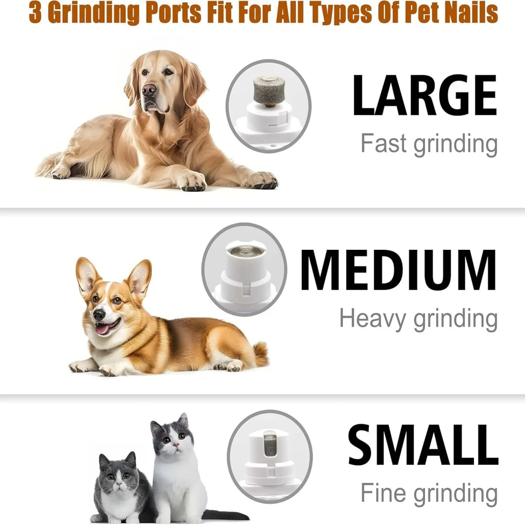 LED Quiet Pet Nail Grinder
