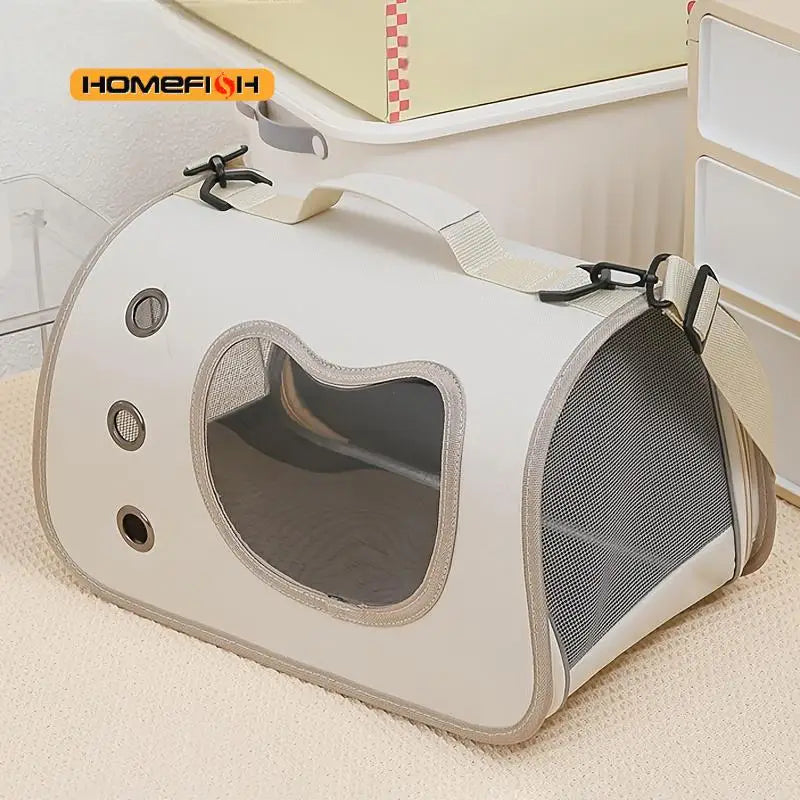 Sac de transport respirant et pliable pour petit chien et chat