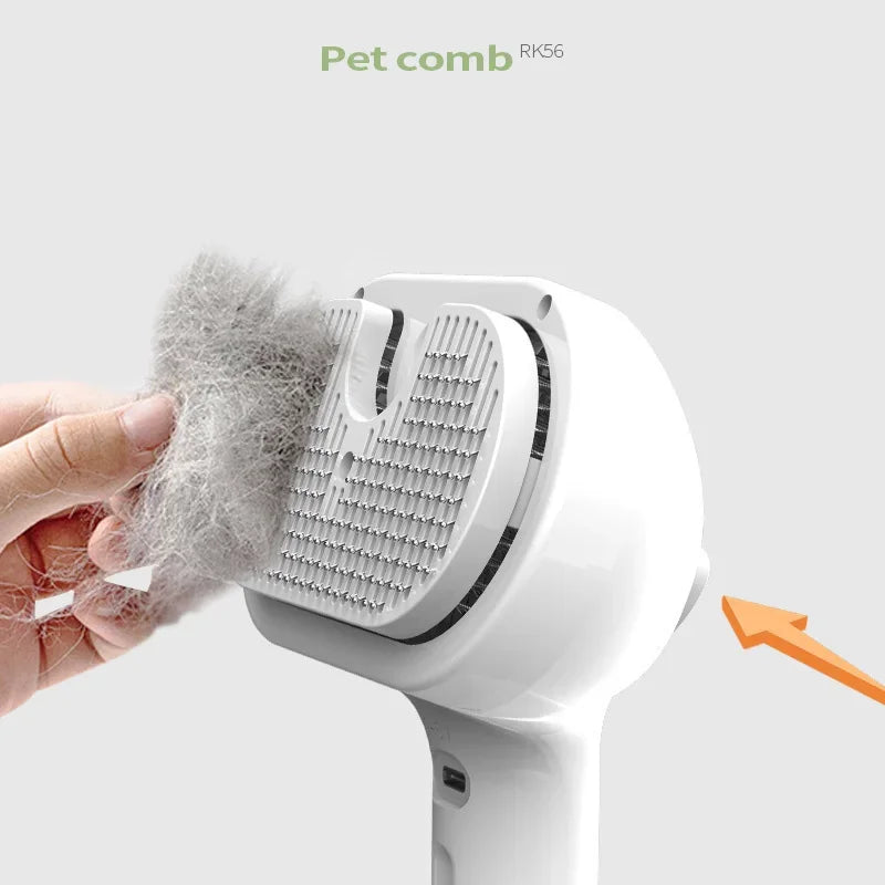 Fonction spray de la brosse de toilettage à vapeur