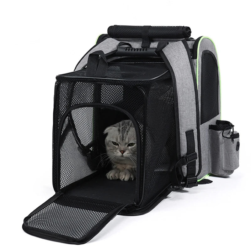 Premium Expandable Cat Carrier Backpack – Pawspire