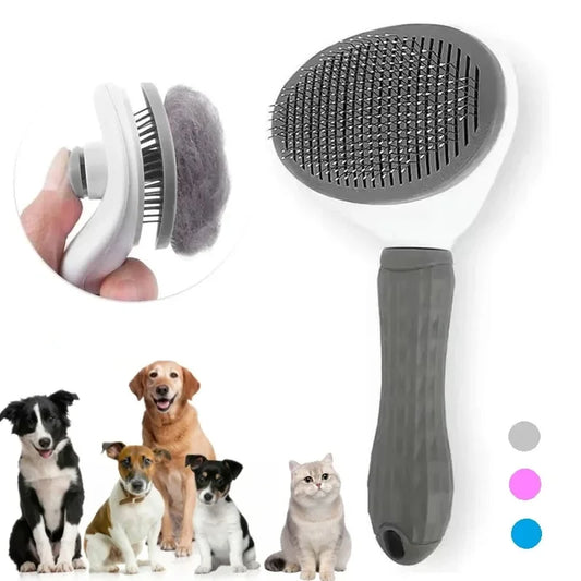 Self Cleaning Pet Grooming Brush