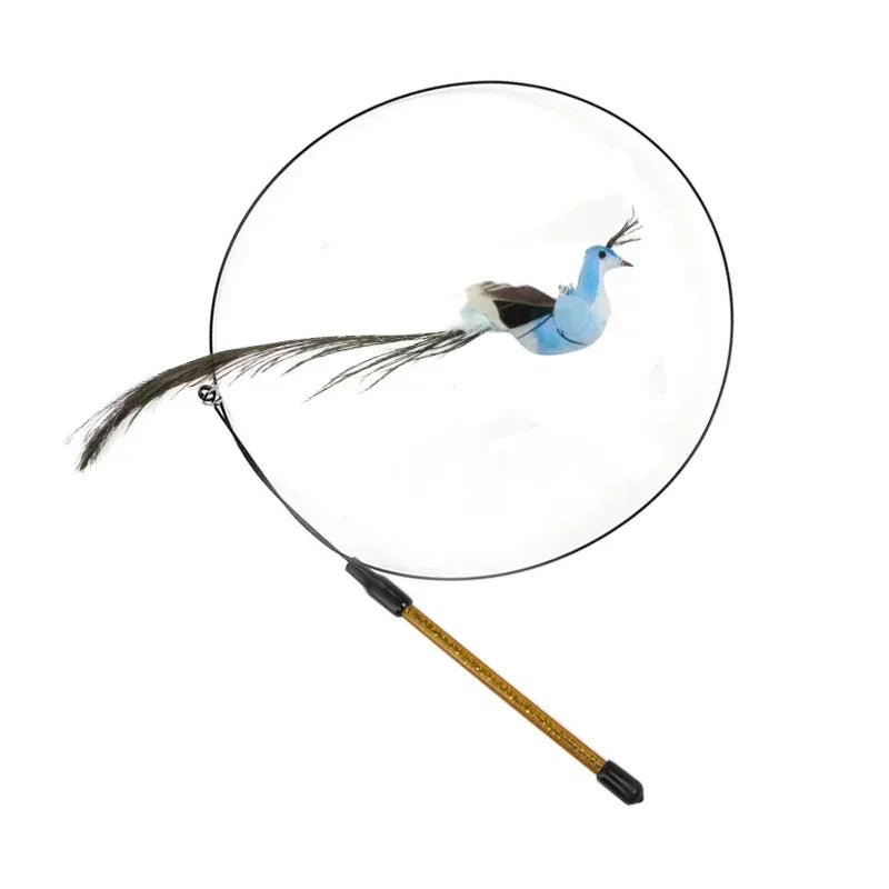 Peacock Feather Cat Teaser