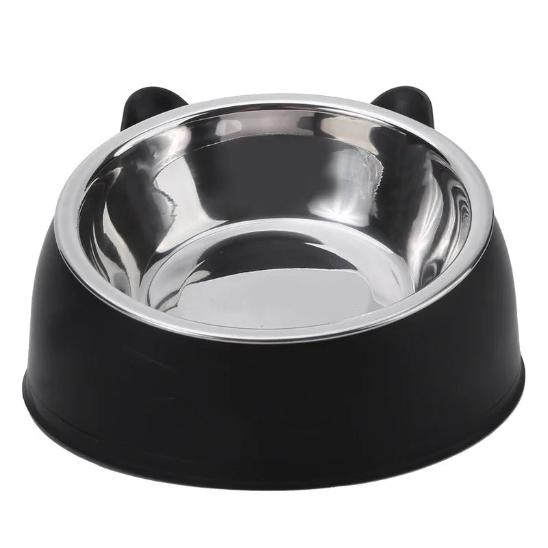Gamelle inclinée en inox, autre vue