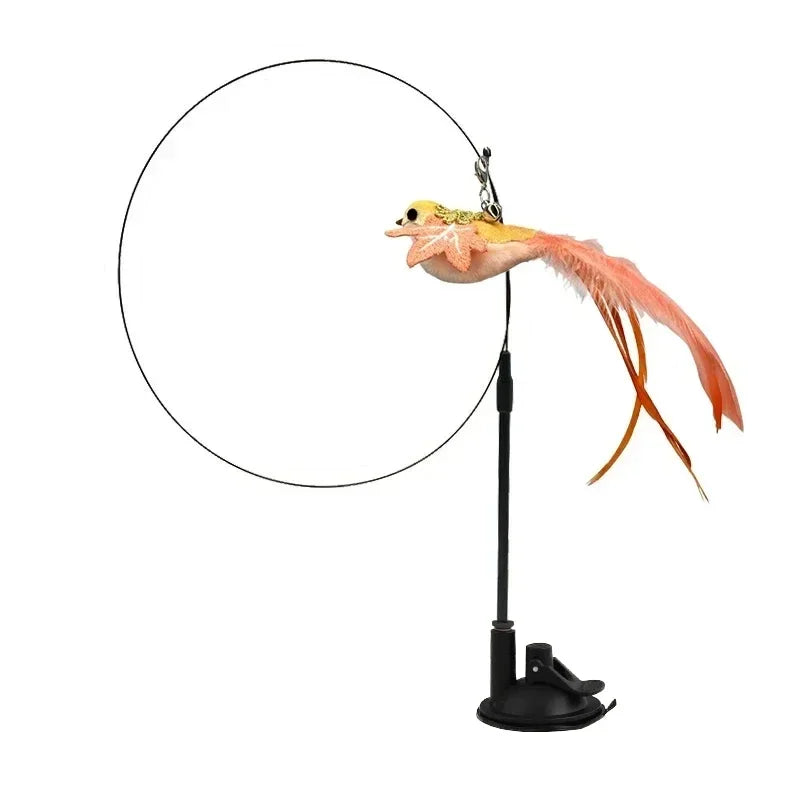 Peacock Feather Cat Teaser