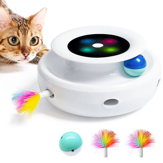 Smart Automatic Feather Cat Toy