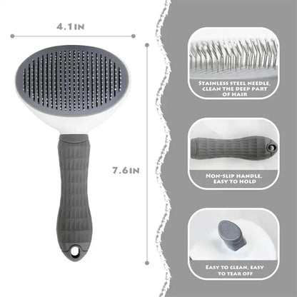 Self Cleaning Pet Grooming Brush