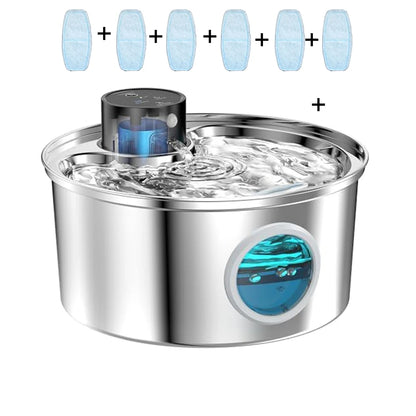 Automatic Stainless Steel Cat Water Fountain