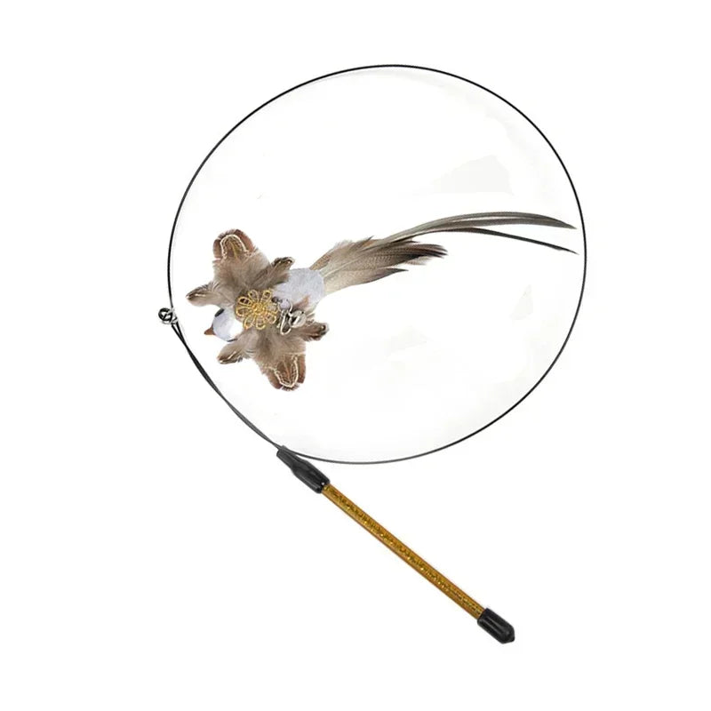 Peacock Feather Cat Teaser