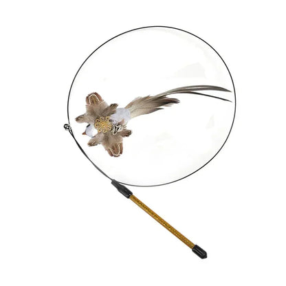 Peacock Feather Cat Teaser