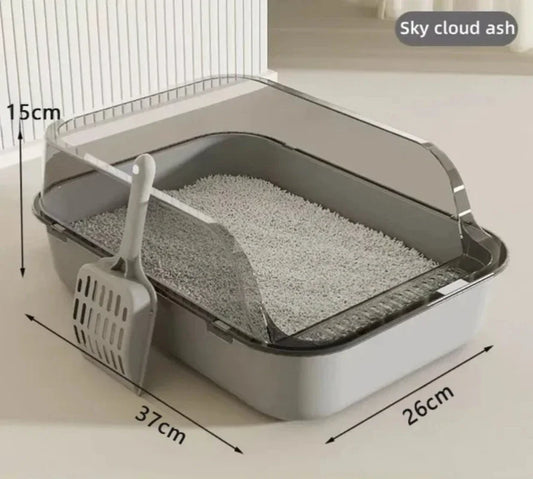 Semi Enclosed Cat Litter Box