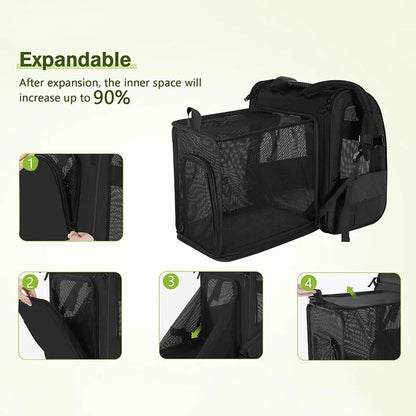 Premium Expandable Cat Carrier Backpack – Pawspire