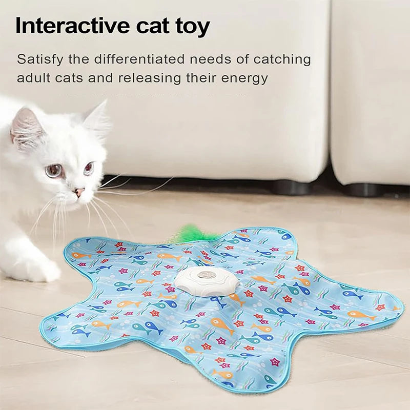Jouet interactif oiseau qui pépie pour chat
