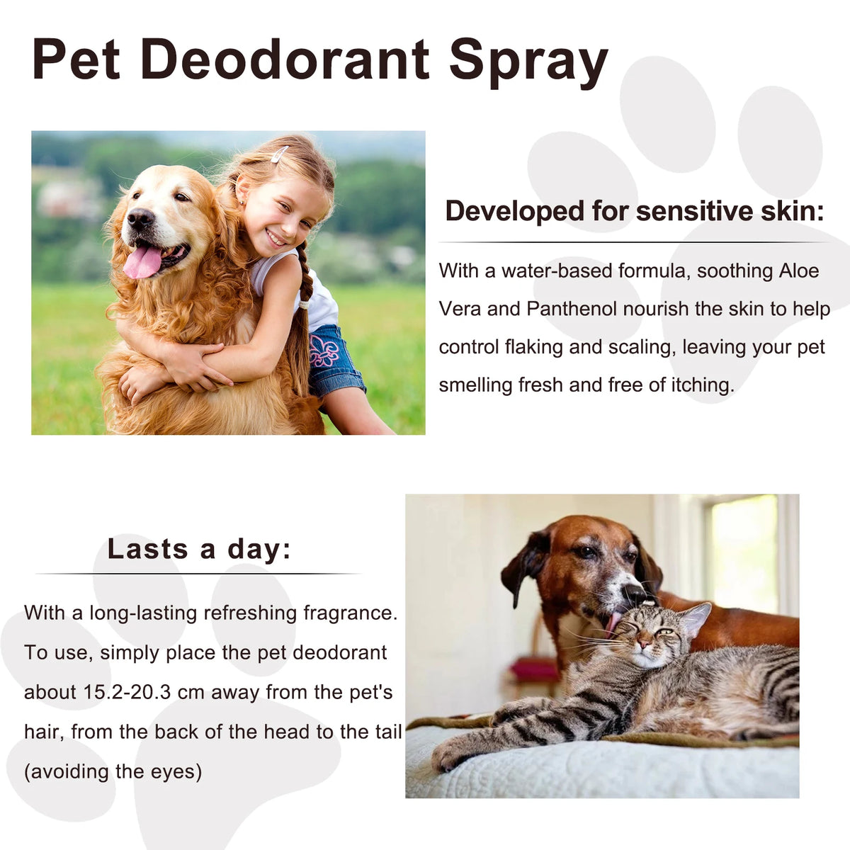 50ml Long Lasting Pet Odor Eliminator Spray – Pawspire
