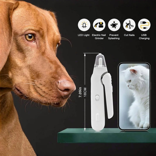 LED Quiet Pet Nail Grinder