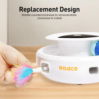 Smart Automatic Feather Cat Toy
