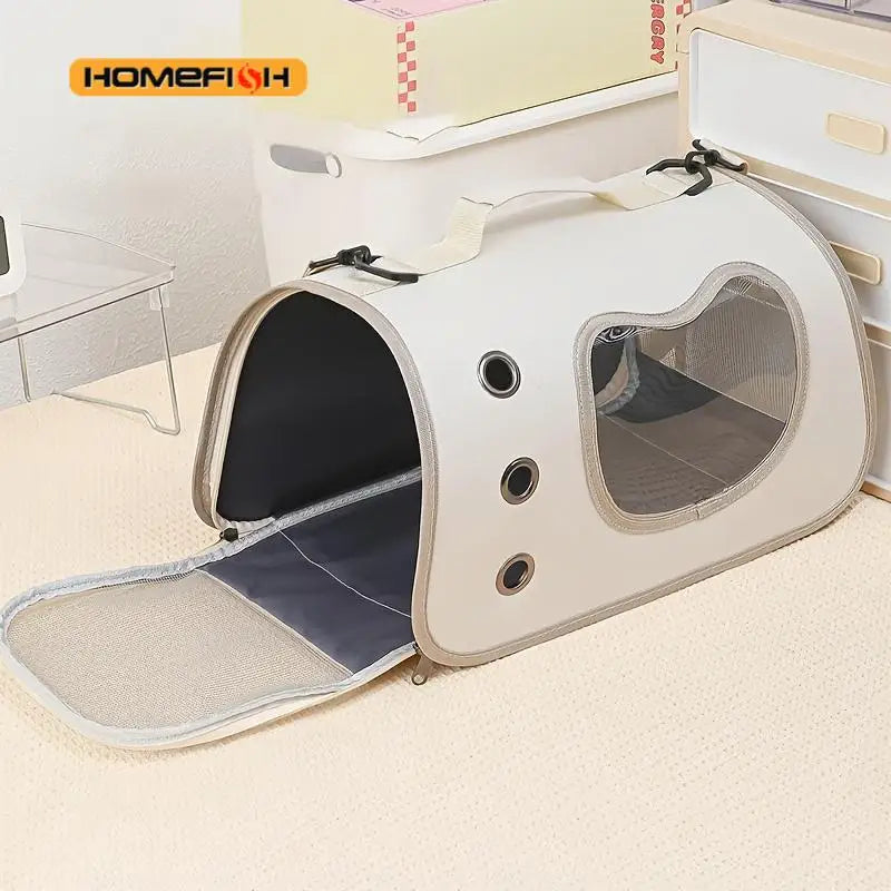 Sac de transport respirant et pliable pour petit chien et chat