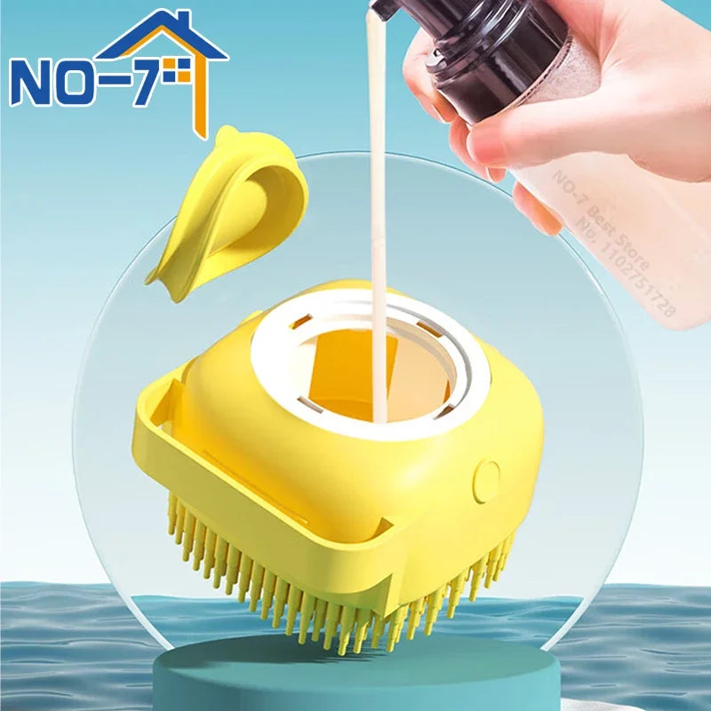 Brosse de bain en silicone, autre vue