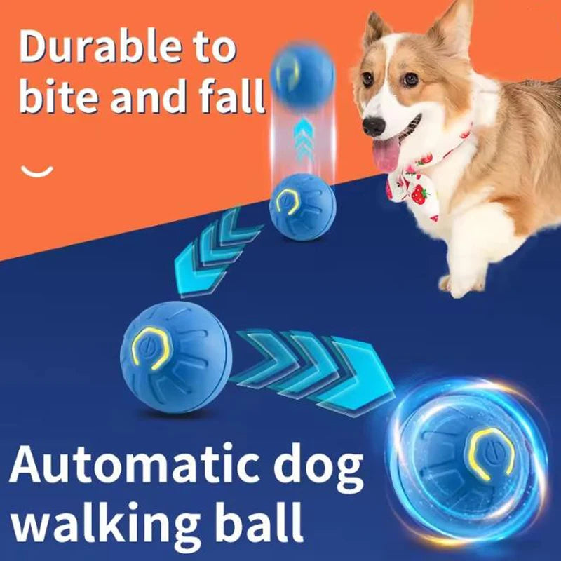 Balle interactive automatique pour chien et chat