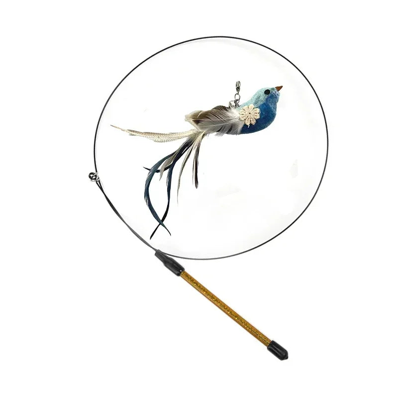 Peacock Feather Cat Teaser