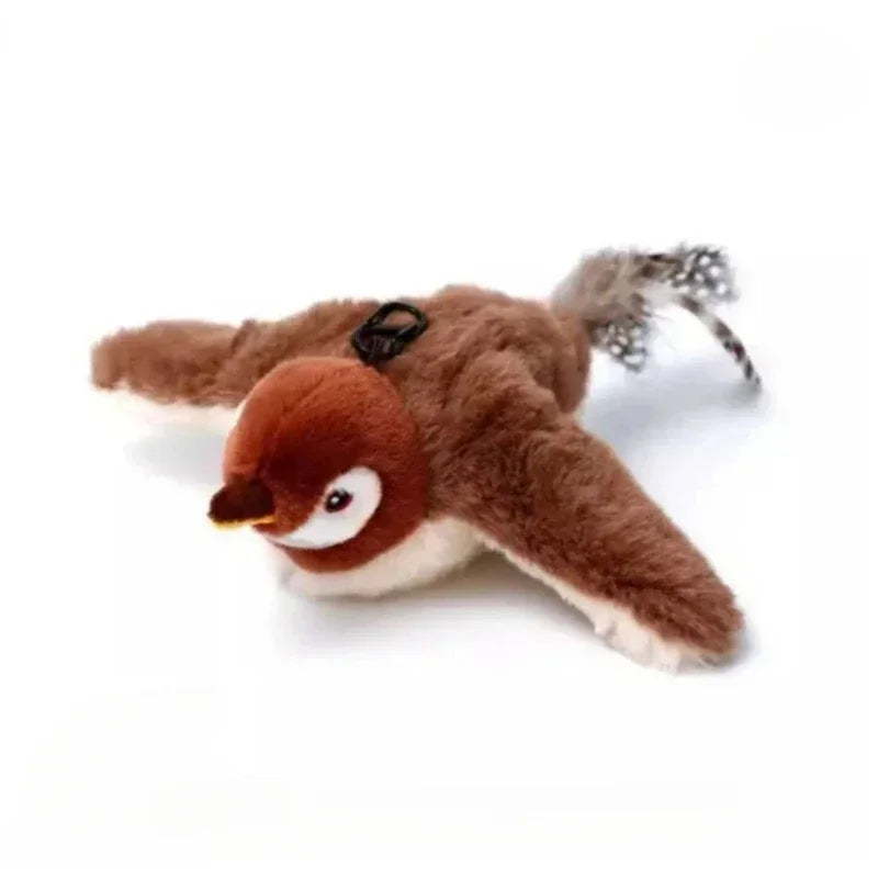 Interactive Bird Cat Toy with Flapping Action – Pawspire