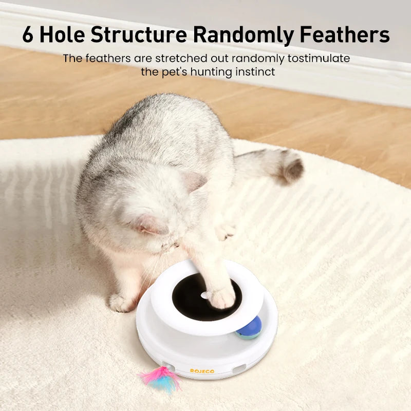 Smart Automatic Feather Cat Toy
