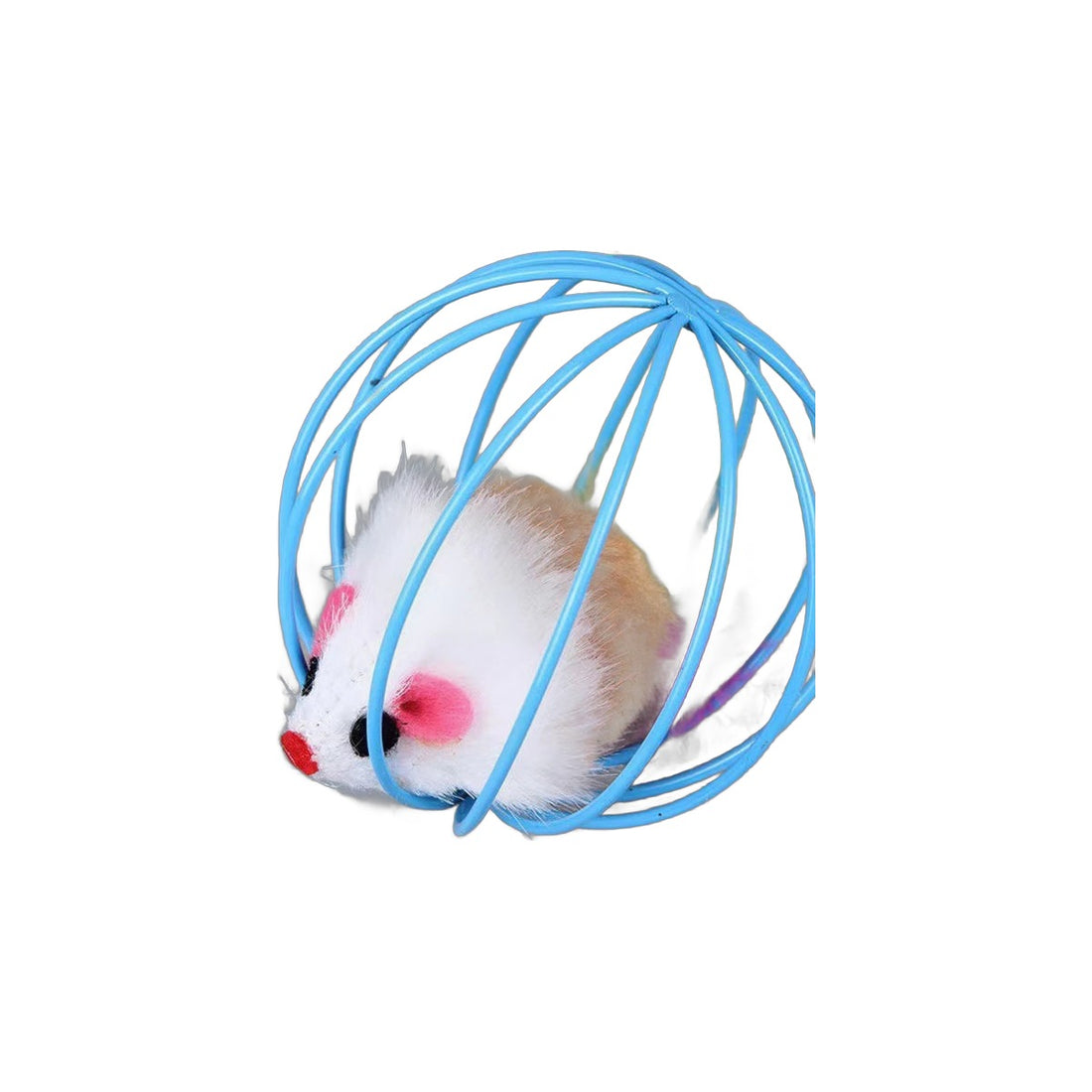 Souris en peluche pour chat, coloris assortis