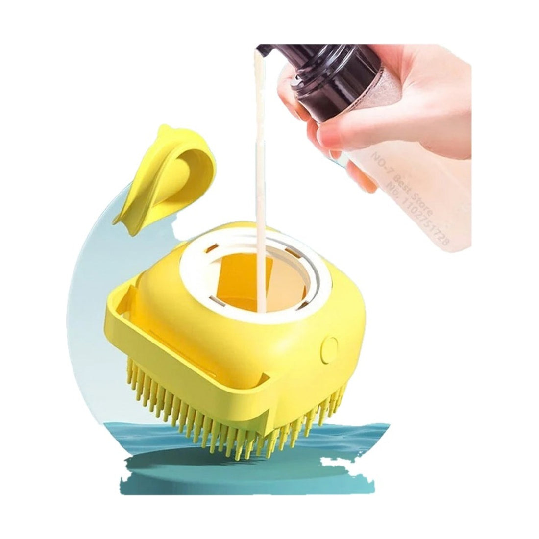 Brosse de bain en silicone Pawspire, image principale