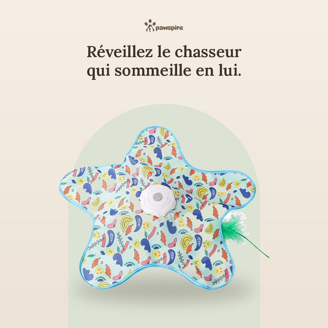Jouet interactif oiseau qui pépie, autre vue