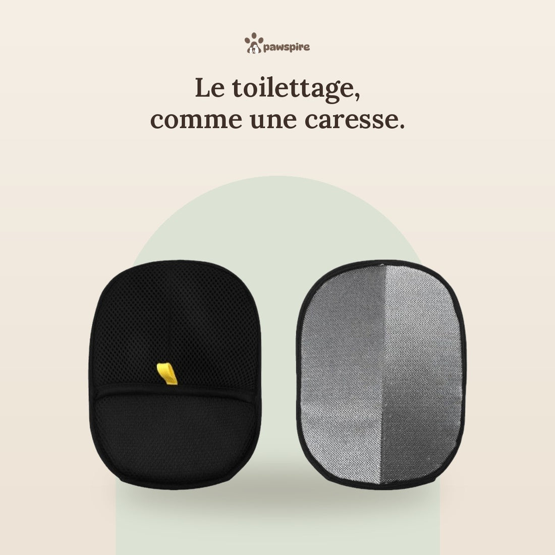 Gants de toilettage réutilisables Pawspire, image principale